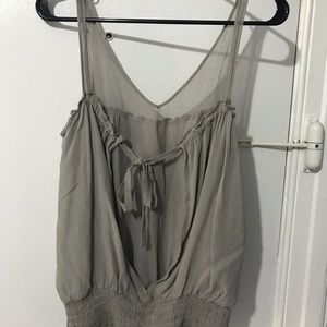 Guess - back tie sleeveless blouse